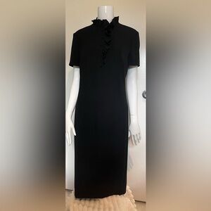 Lanvin Paris, mid black dress